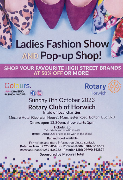 Horwich Rotary Fashion Show